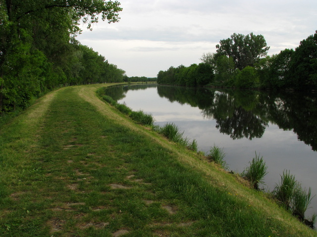 Vltava river near Hluboká, Czech Republic.